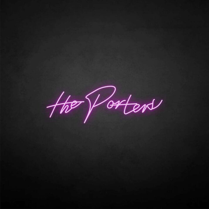 The porter' neon sign