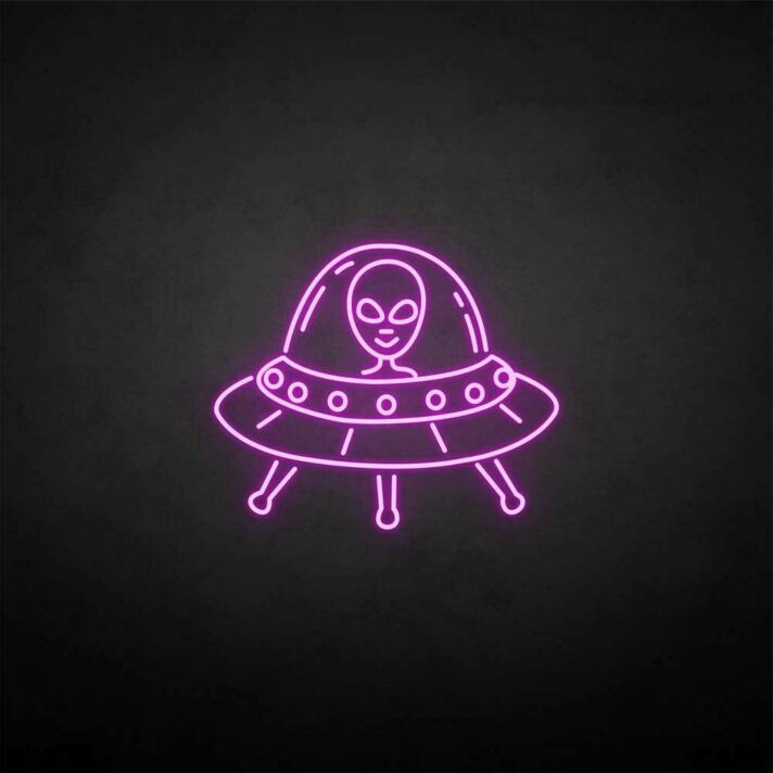 Extraterrestrial 	Alien  neon sign