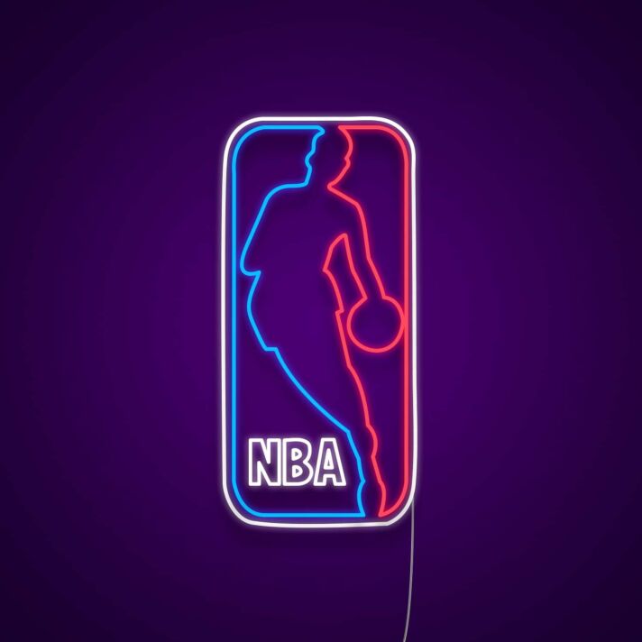 NBA Neon Sign for Sports Fans