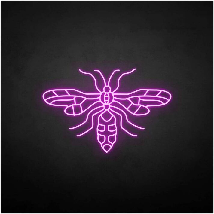 'Wasp' neon sign