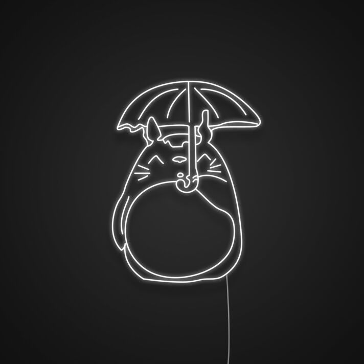Totoro Neon Sign for Anime Fans