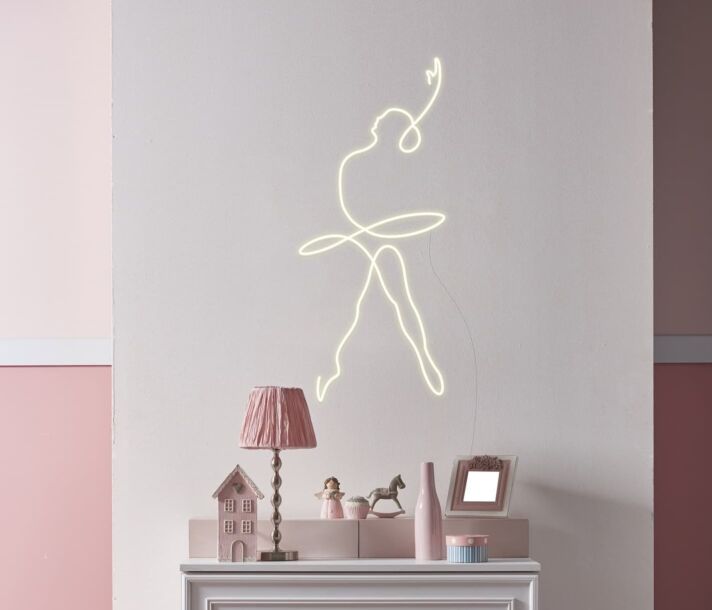 Ballet Dancer Neon Sign for Dance Enthusiasts