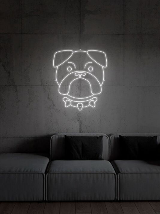 Bulldog Neon Sign for Pet Lovers