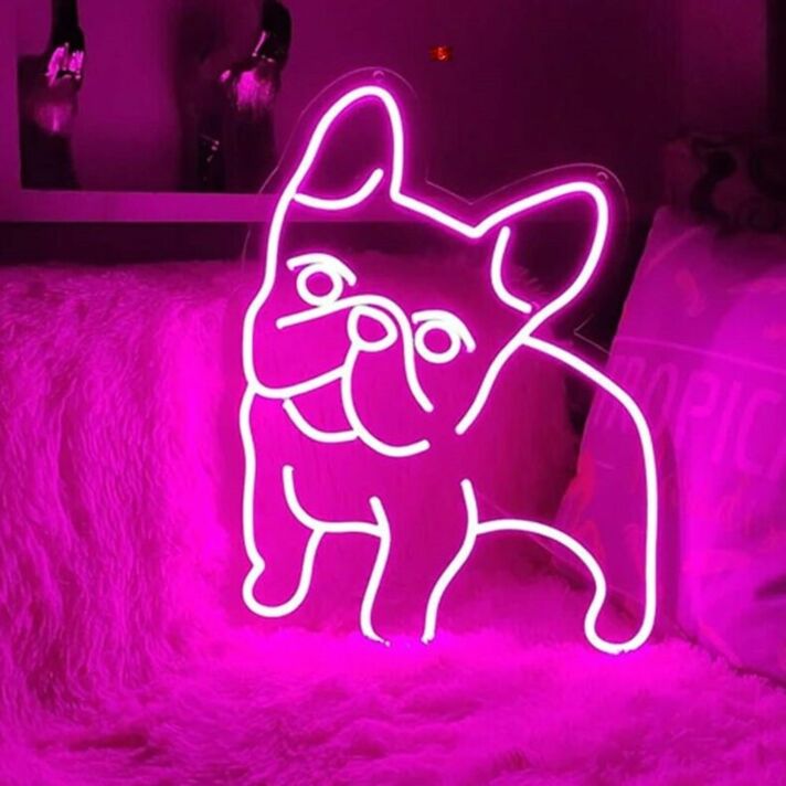 French Bulldog Animal Neon Sign for Pet Lovers