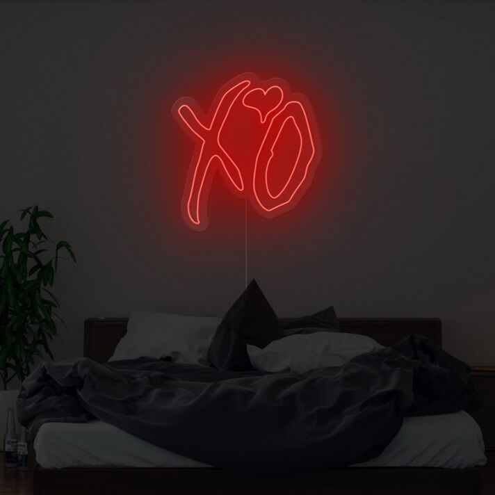 XO Neon Sign for Music Fans