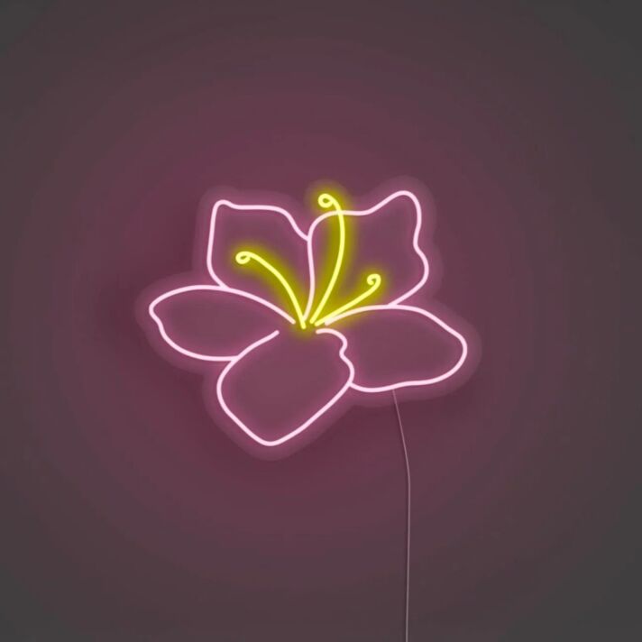 Sakura Blossom LED Neon Sign for Nature and Whimsical Decor