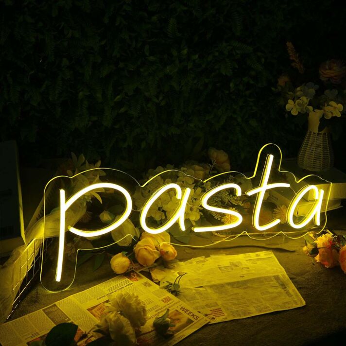Pasta Neon LED Sign for Italian Restaurants and Cafes