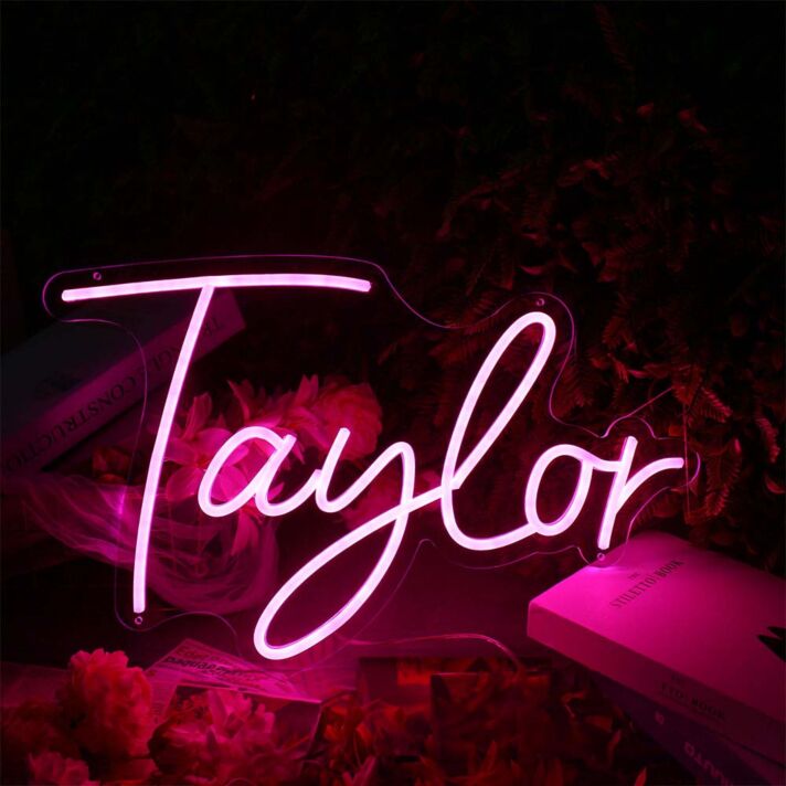 Taylor LED Neon Sign for Personalized Decor