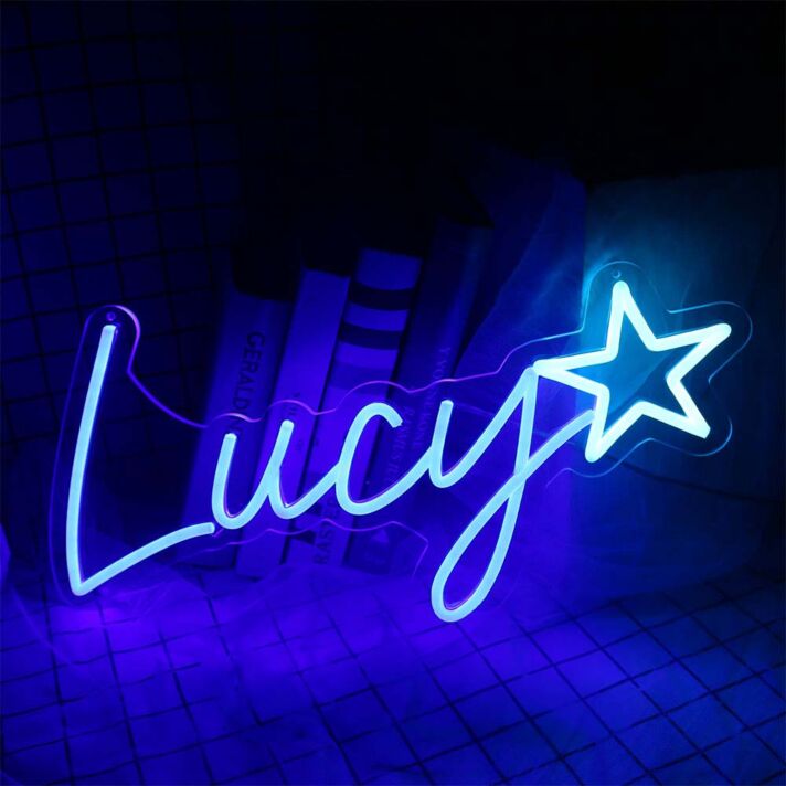 Lucy Neon Sign for Personalized and Whimsical Decor