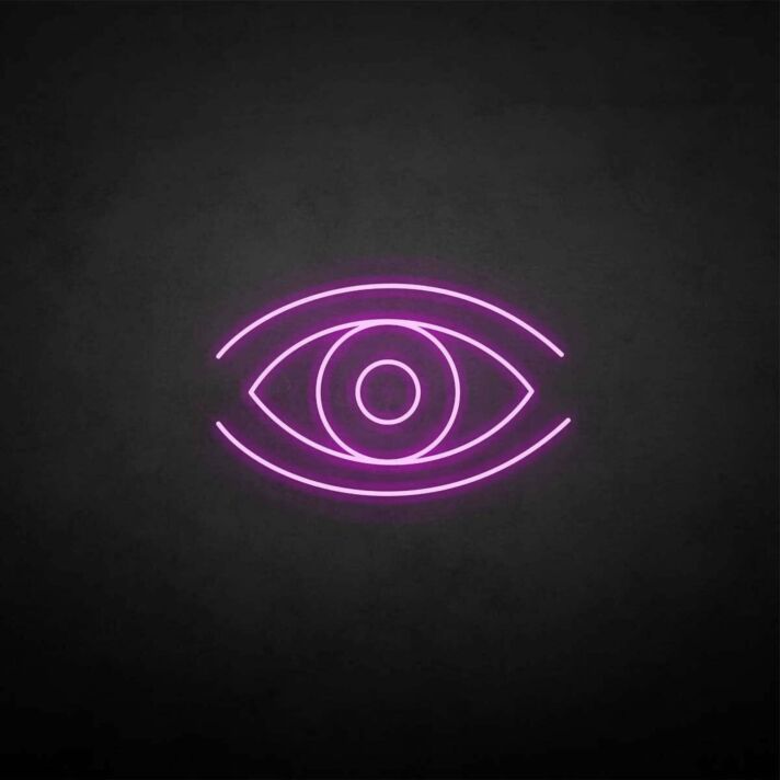 'Eye' neon sign