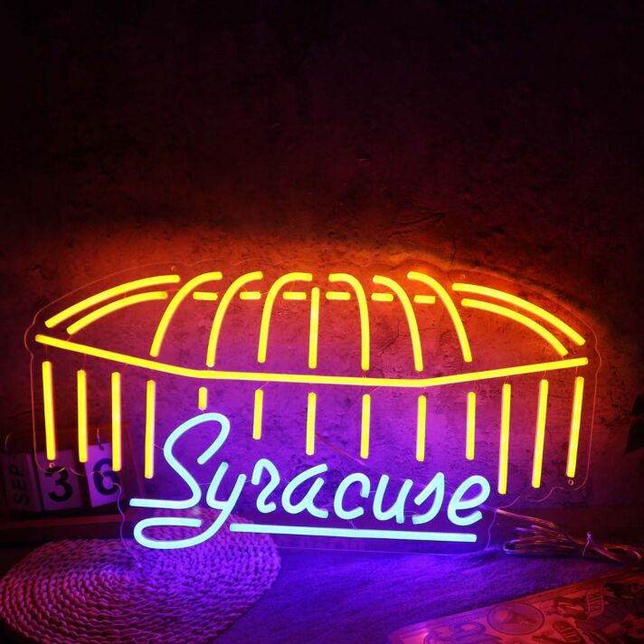 Syracuse Custom Neon Sign for Sports Fans