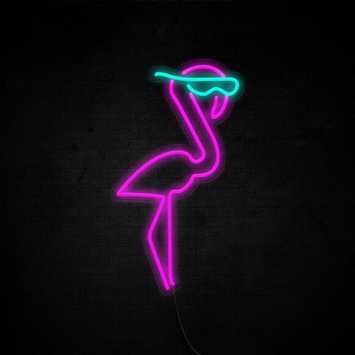 Flamingo Neon Sign for Tropical and Fun Decor