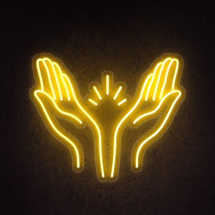 Praise Neon Sign for spiritual and uplifting environments