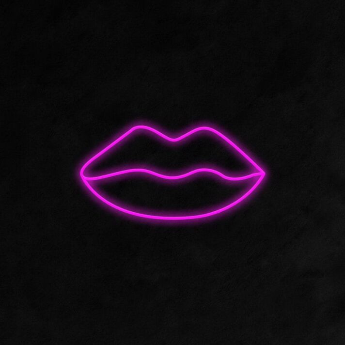 Lips Neon Sign adds a bold statement to any room