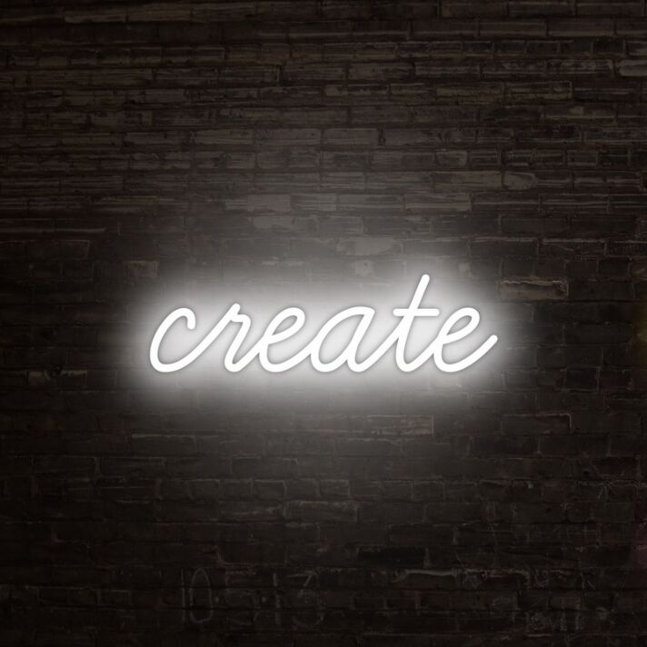 Create Neon Sign ideal for creative and artistic spaces