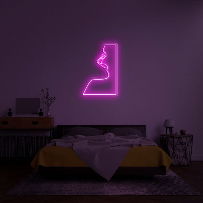 Breathing Neon Sign for Yoga Rooms
