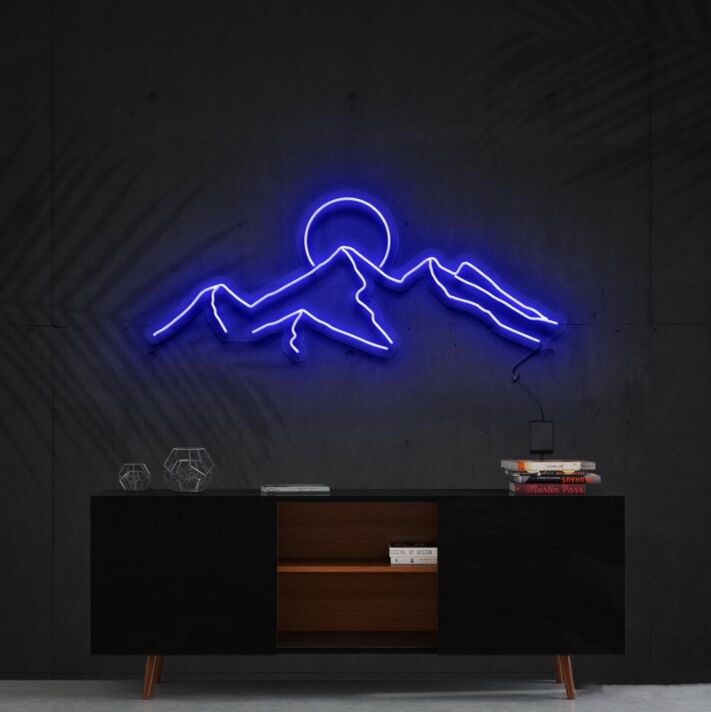 Desert Sunset Neon Sign for Nature and Desert Themed Spaces