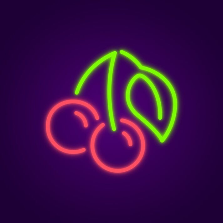 Cherrys Neon Sign for Playful Decor
