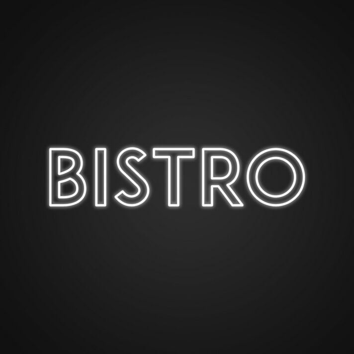 Bistro Neon Sign for Restaurants