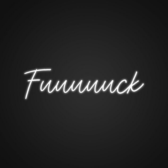 Fuuuck Neon Sign for Bold Statements