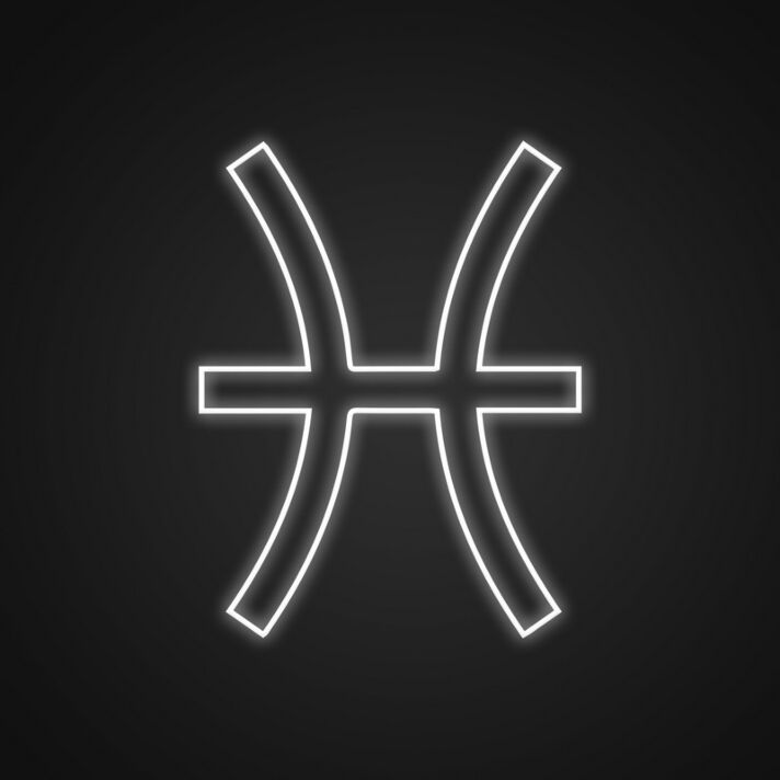Pisces Neon Sign for Horoscope Lovers
