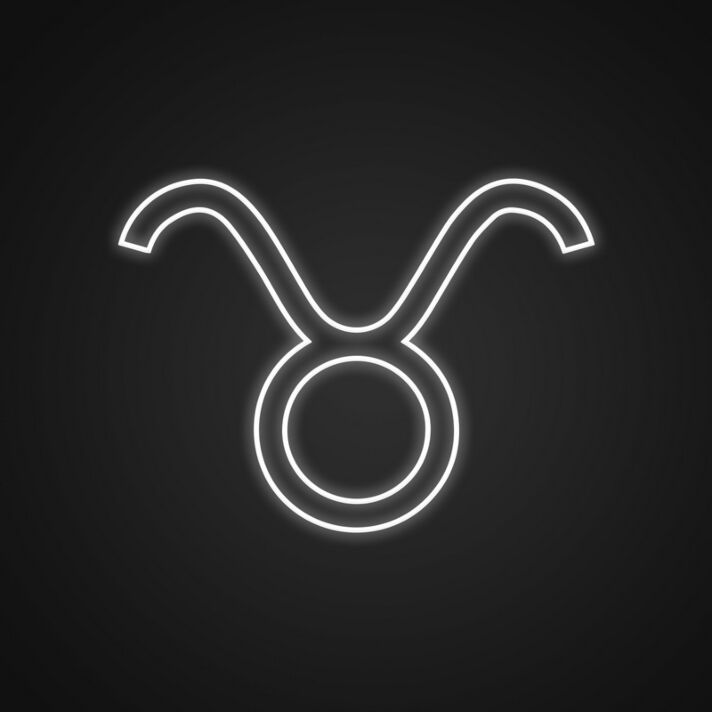 Taurus Neon Sign for Horoscope Enthusiasts