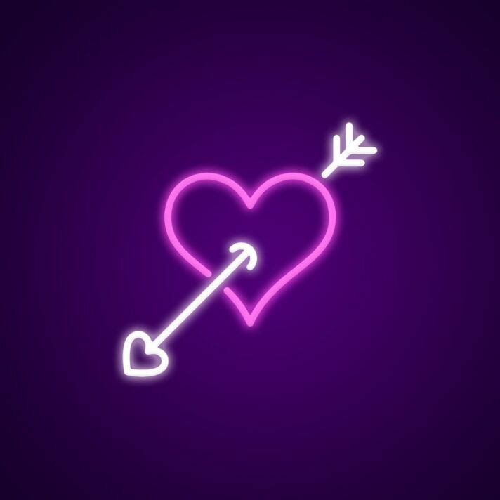 Hearts Neon Sign for Romantic Settings