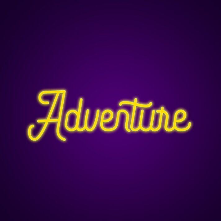 Adventure Neon Sign for Explorers