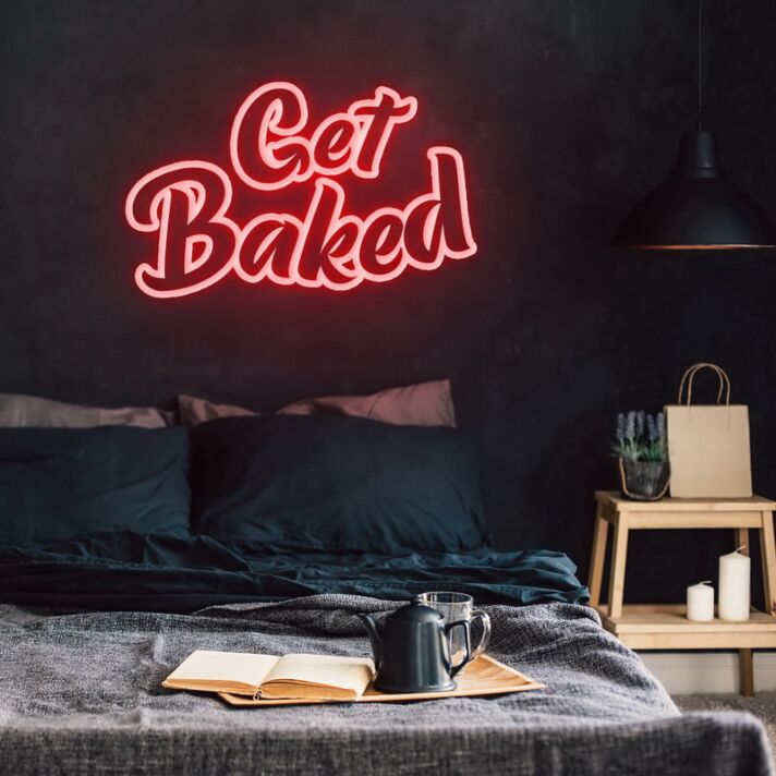 Get Baked Neon Sign for Bakeries