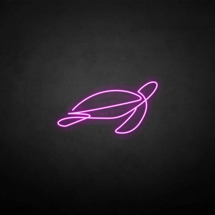 'Turtle' neon sign
