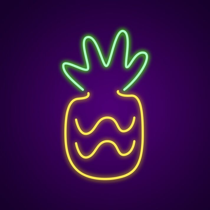 Pineapple Neon Sign Enhance your tropical decor