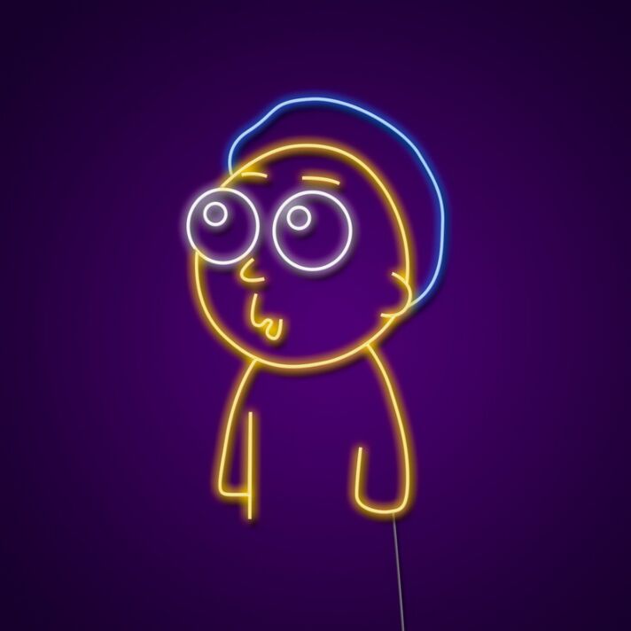 Derpy Morty Neon Sign Add a fun touch to your decor