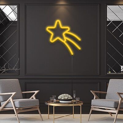 Wishing Star Neon Sign Make a wish every night with this star sign