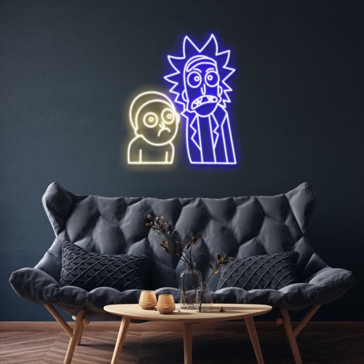 Rick And Morty Neon Sign Ideal for fans of the show