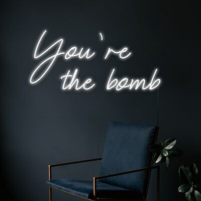 Youre The Bomb Neon Sign Add a fun touch to your decor