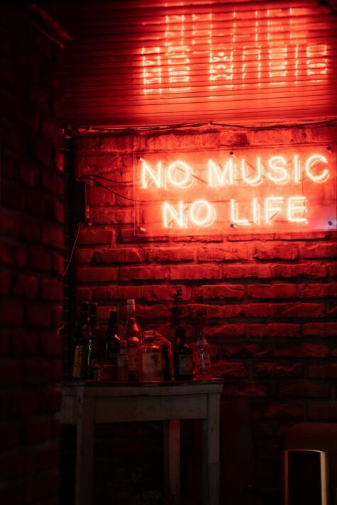 No Music No Life Neon Sign Perfect for music lovers
