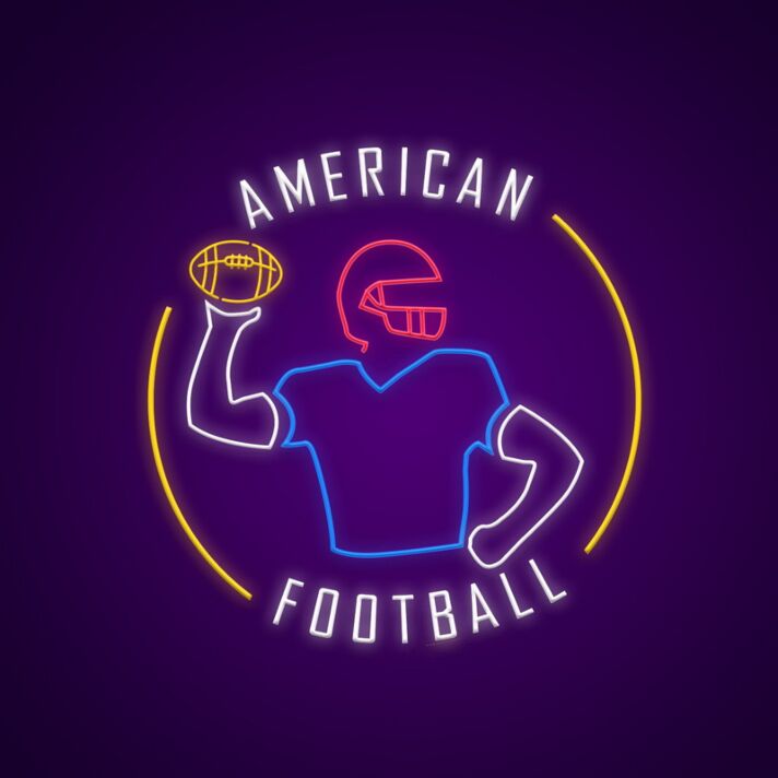 American Football Neon Sign Perfect for sports fans