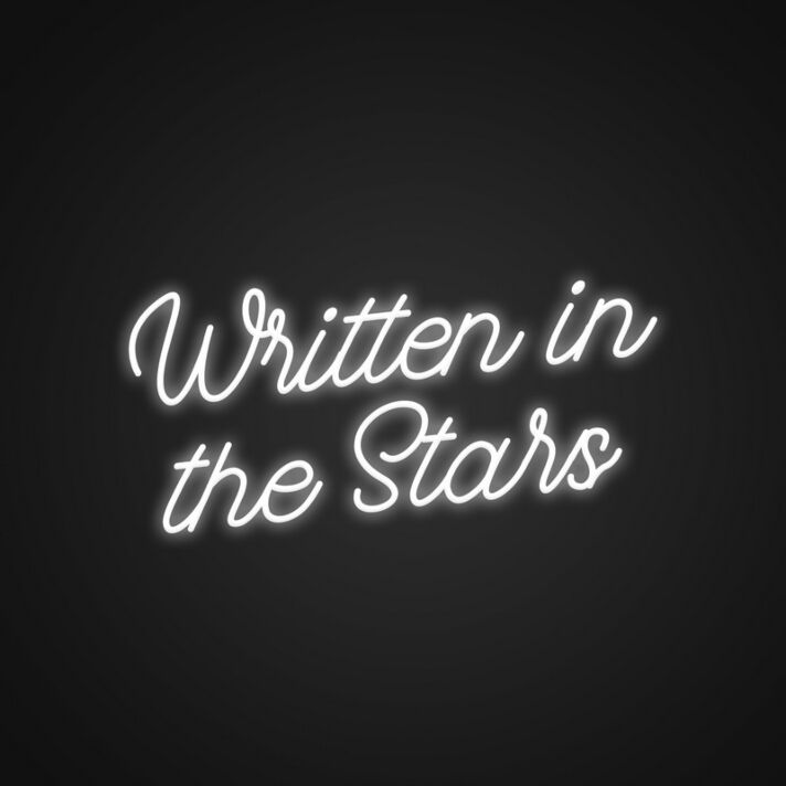 Written In The Stars Neon Sign Add a celestial touch to your space