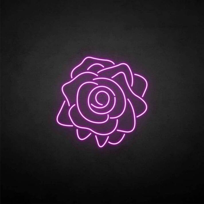 'Rose3' neon sign