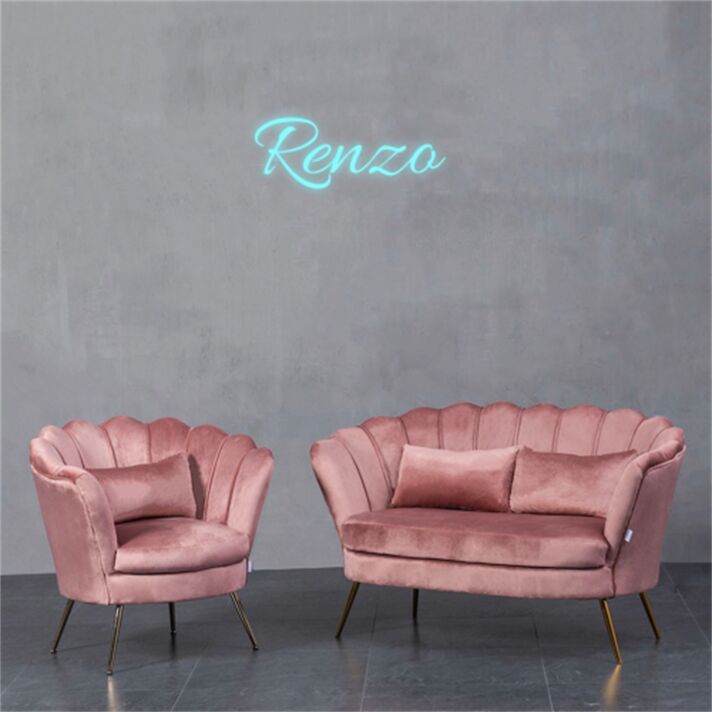 Brighten Your Celebrations: Customized LED Neon Light Name Renza Birthday LED Neon Sign for Home Parties, Weddings, and Special Events