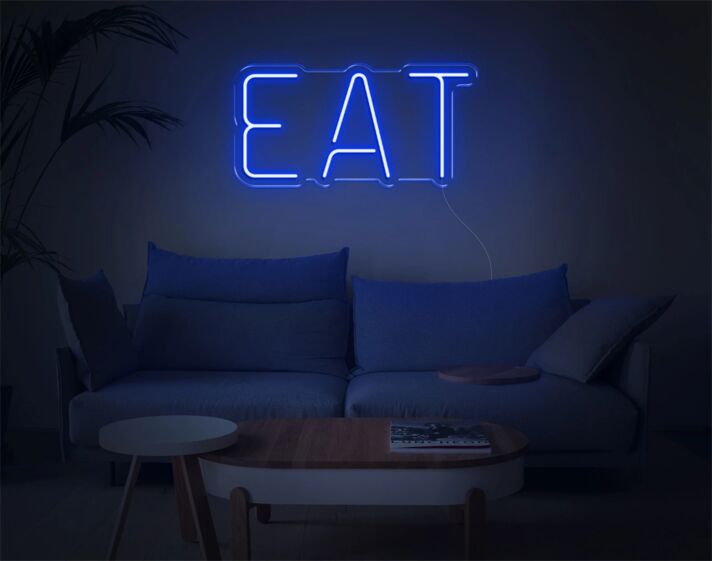 Brighten Your Dining Area, Bar, or Food Event with the Eat Custom LED Light LED Neon Sign.