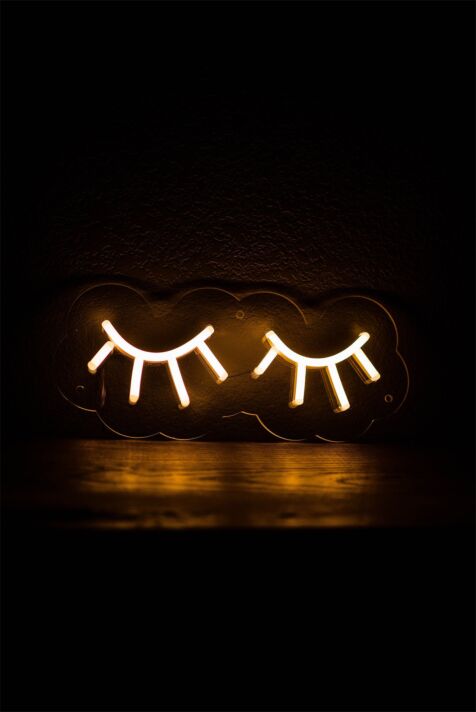 Brighten Up Your Beauty Salon or Makeup Room with the Eyelash LED Neon LED Sign.