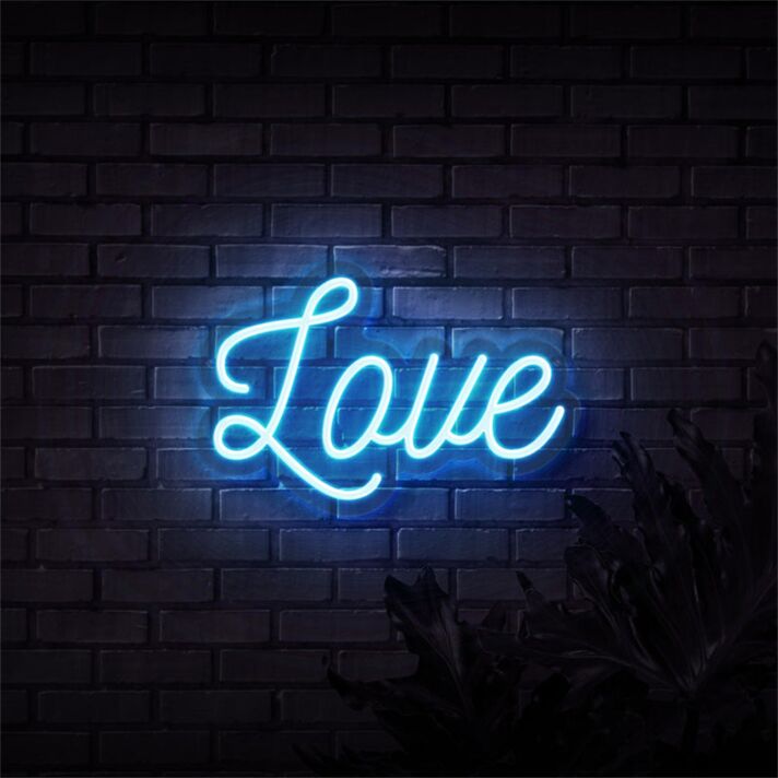 Brighten Up Your Home, Office, or Wedding with the Romantic Glow of Love LED Neon Sign Sketch and Etch Us.
