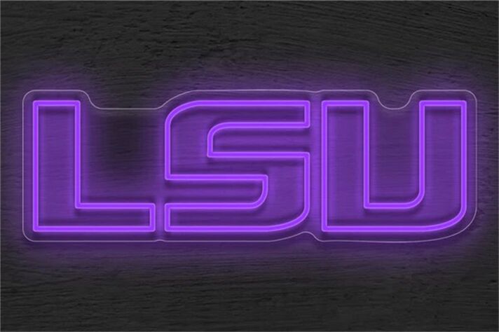 Brighten Up Your Game Night, Bar, and Sports Den with the Lsu Logo LED Neon Sign