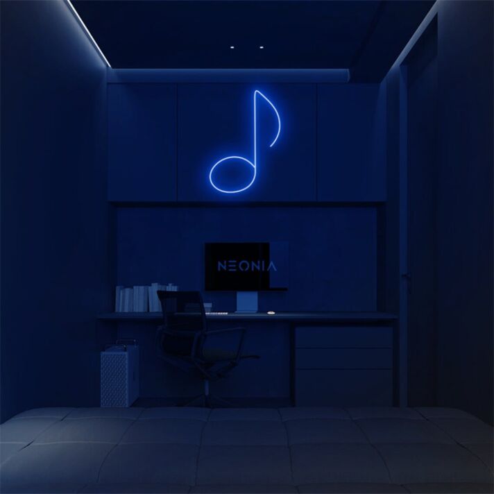 Brighten Up Your Space: Music Note LED Neon Sign for Home Decor, Bars, and Festive Celebrations.