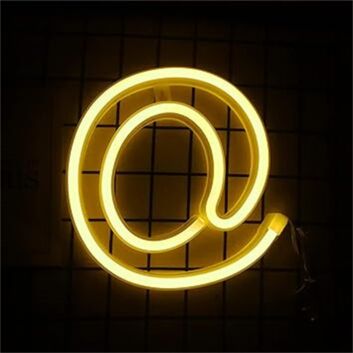 Bring vibrant flair to your home, bar, or party ambience with the Shape LED Neon Symbol At LED Neon Sign.