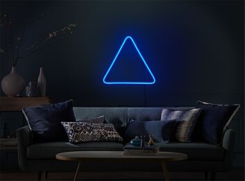 Brighten Up Any Space: Triangle LED Neon Sign for Bars, Weddings, and Chic Home Decor