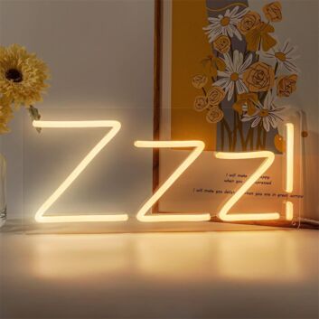 Brighten Up Your Space: Perfect for Home Decor, Office Ambiance, and Bar Vibe with Zzz LED Neon Sign Light LED Neon Sign.