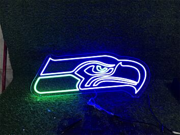 Elevate Your Business, Bar, or Office Ambiance with the Eagle Logo Business Sign LED Neon Sign.