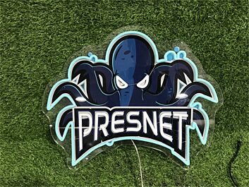 Elevate Your Space: Presnet Uv Custom Octopus LED Neon Sign Perfect for Bars, Home Decor, and Special Events.